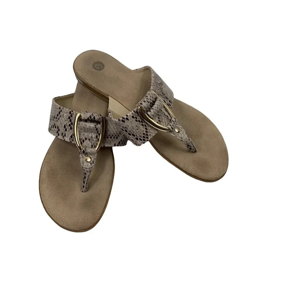 DB Established 1962 Women's Snake Print Sandals - Picture 1 of 6